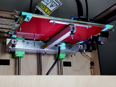 3点整平Makerbot Replicator的