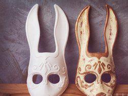 万圣节面具-兔子