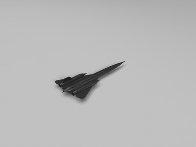SR-71黑鸟超音速飞机