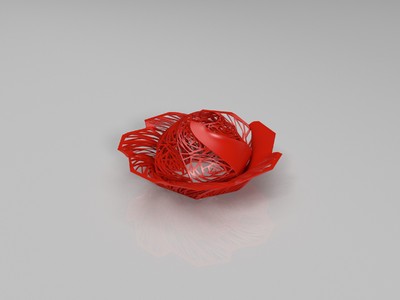 3D玫瑰