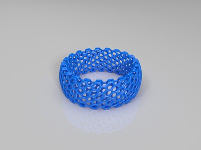 3D打印的规则圆环手镯