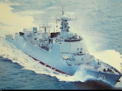 中国海军054d驱逐舰模型