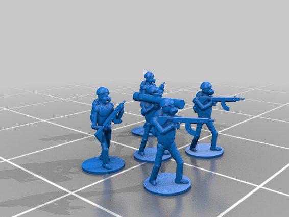 特种部队五人组 玩具兵人系列
