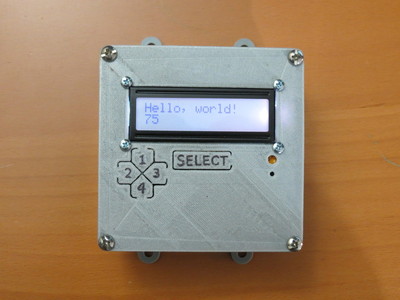 Arduino的LCD按钮面板