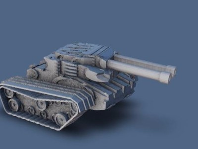 游戏中的坦克模型