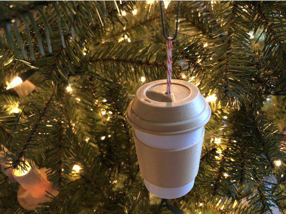 圣诞节圣诞树 咖啡杯挂饰 装饰物 星巴克 杯子 杯具