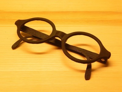 圆形的眼镜框