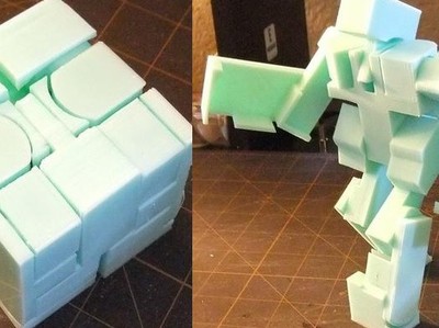 3D打印组装活动机器人