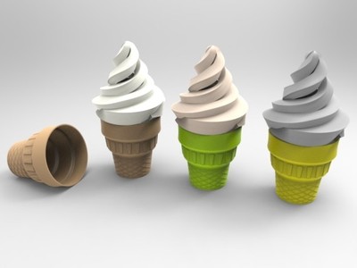雪糕/冰淇淋3D模型